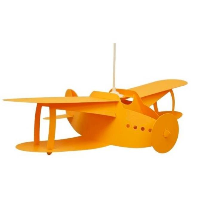 Lampe suspension avion biplan mangue - Coudert