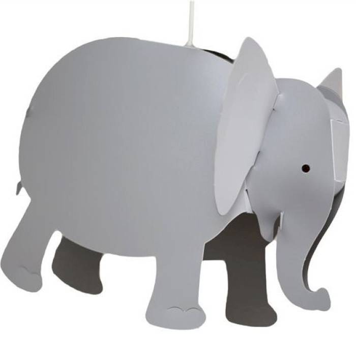 Lampe suspension éléphant gris - Coudert