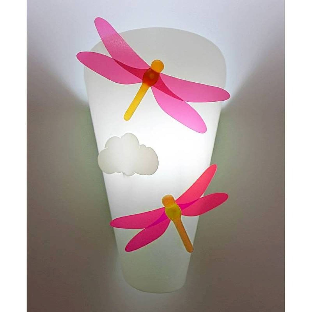 Applique murale enfant libellules - Coudert