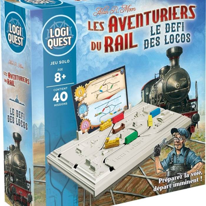 Logiquest - Les Aventuriers du Rail : le défi des locos