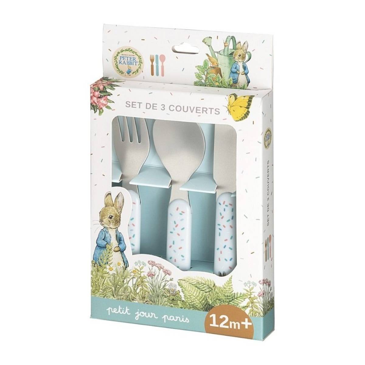 Set de 3 couverts Pierre et Lapin - Petit jour
