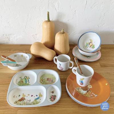 Set de 3 couverts Pierre et Lapin - Petit jour
