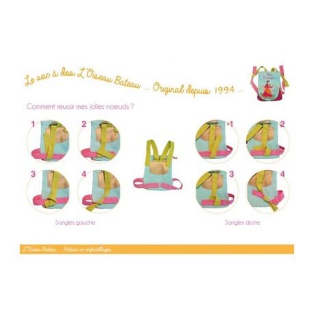 Sac a store dos oiseau bateau