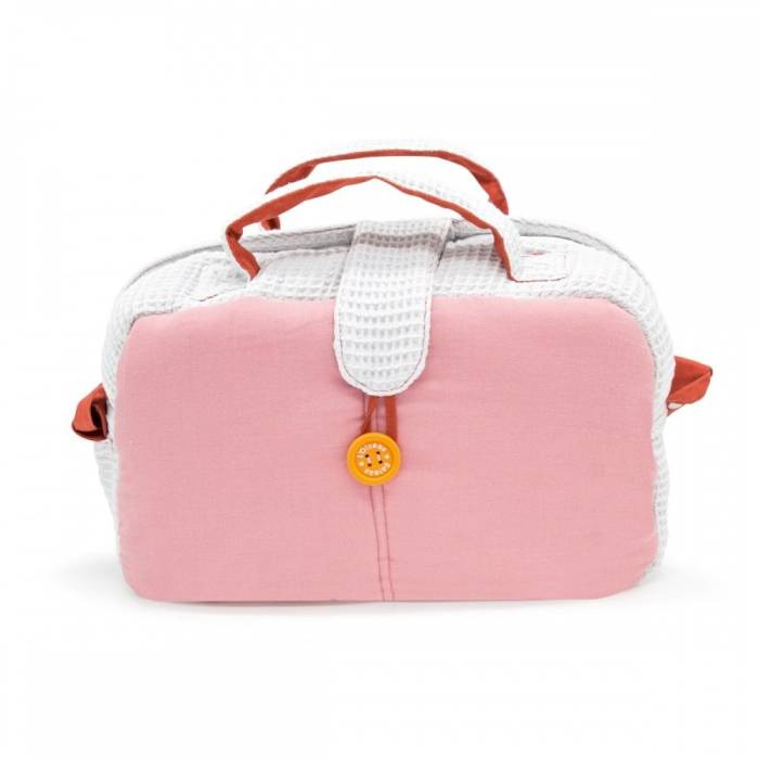 Sac à langer vieux rose