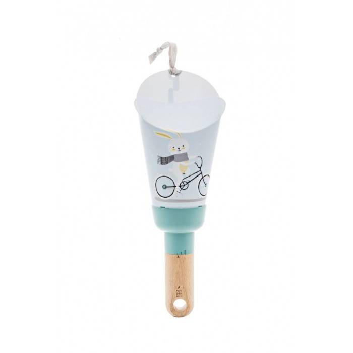 Coffret Lampe nomade 5 en 1 Lapin à vélo bleu