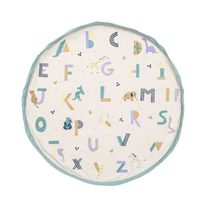 Tapis de jeu et sac de rangement Animal Alphabet