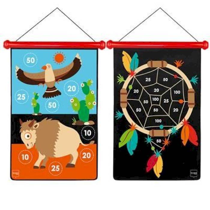Jeu de fléchettes magnétiques Indien