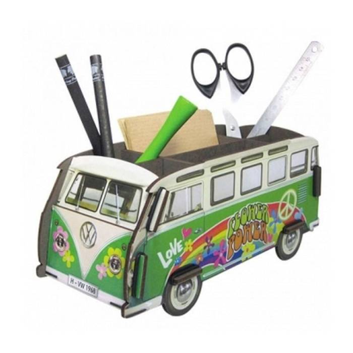 Pot à crayons combi VW convertible hippie