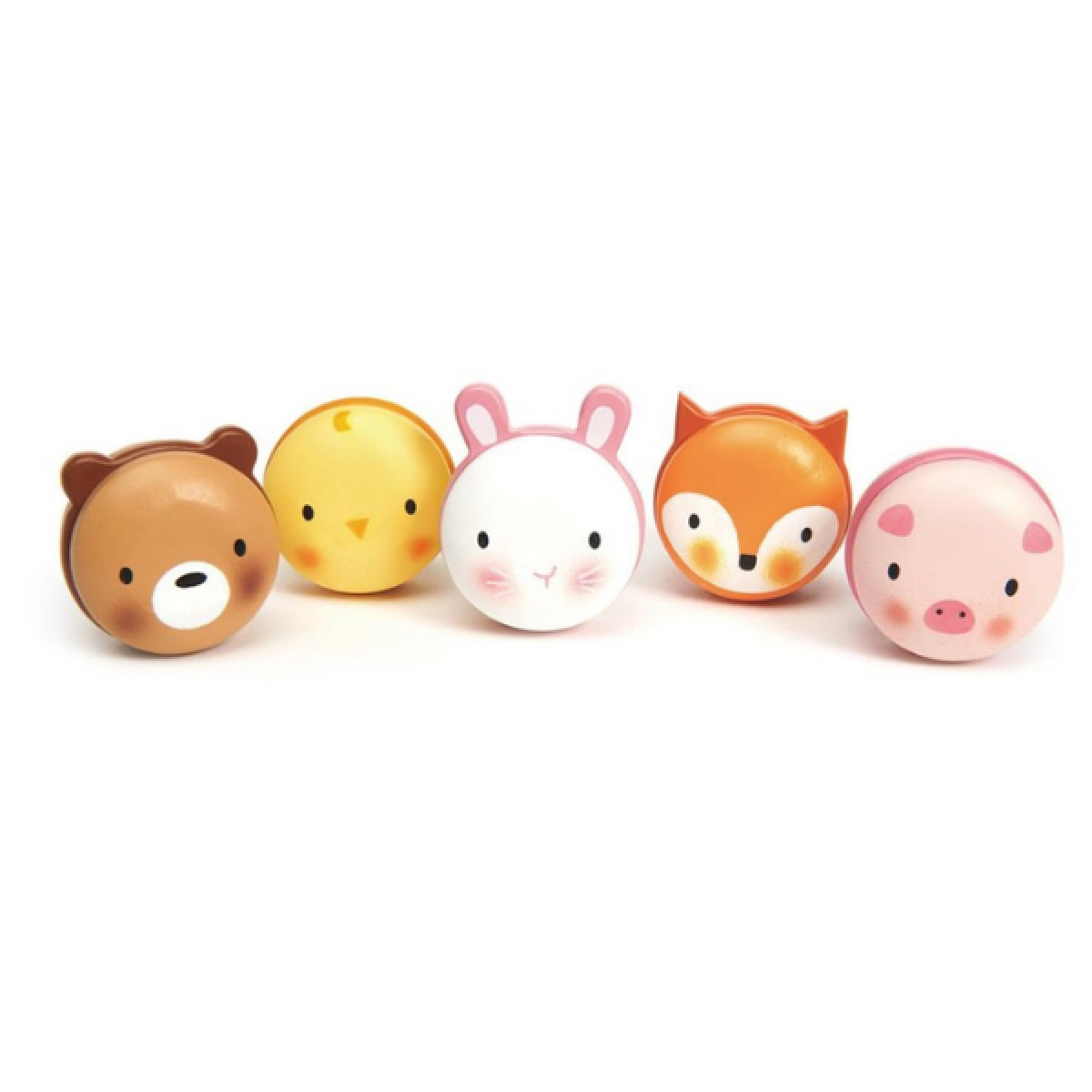 Macarons Animaux en bois