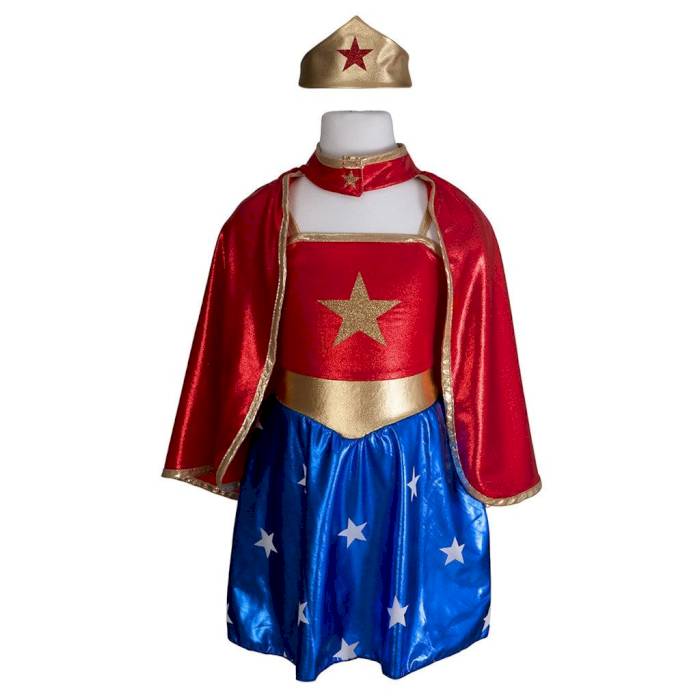 Déguisement Super Héros fille 5-6 ans - Edition limitée