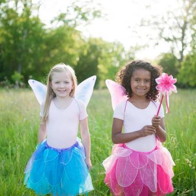 Déguisement de fée Papillon rose 4-7 ans