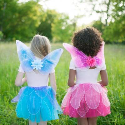 Déguisement de fée Papillon rose 4-7 ans