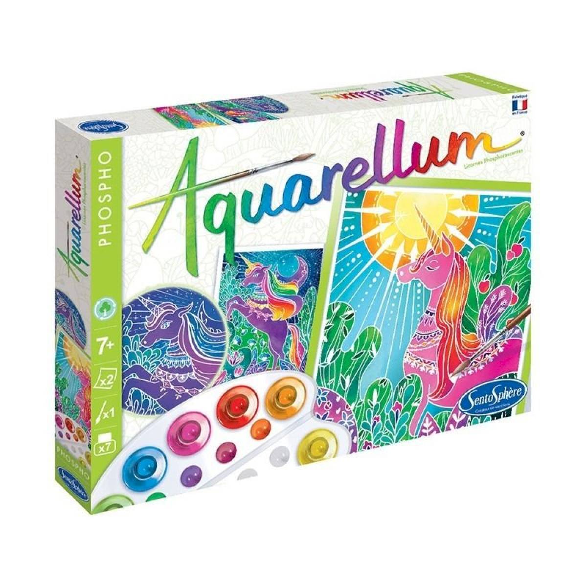 Peinture Aquarellum Phospho Licornes