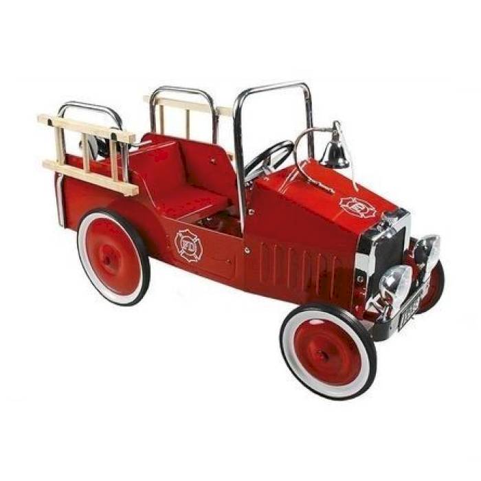 Camion de pompiers à pédales