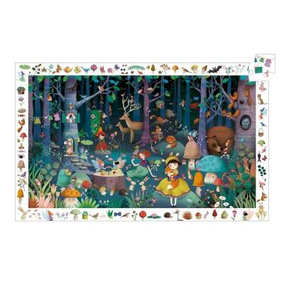 Puzzle d'observation 100 pièces - La forêt enchantée