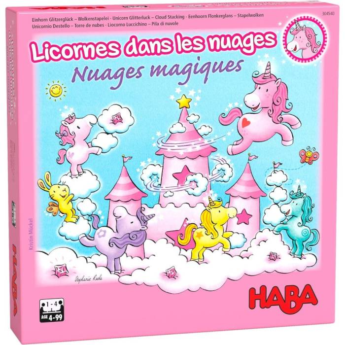 Jeu Nuages magiques - Licornes dans les nuages
