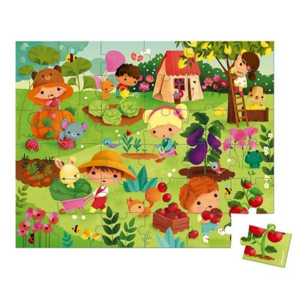 Puzzle 36 pièces Mon Jardin Potager