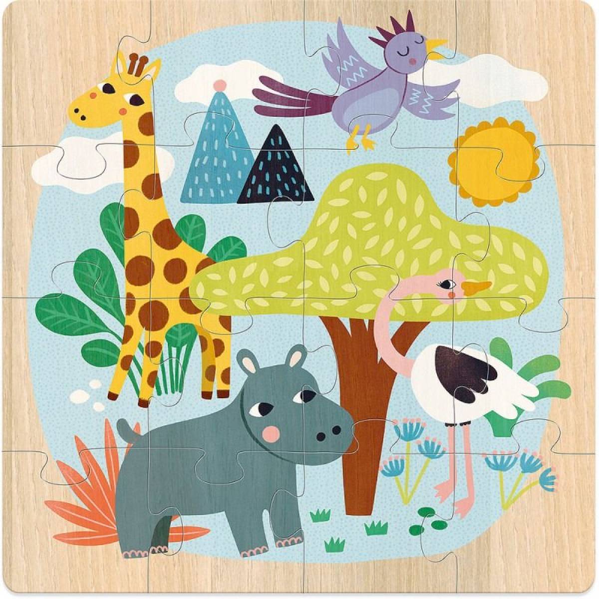 Puzzle animaux de monde