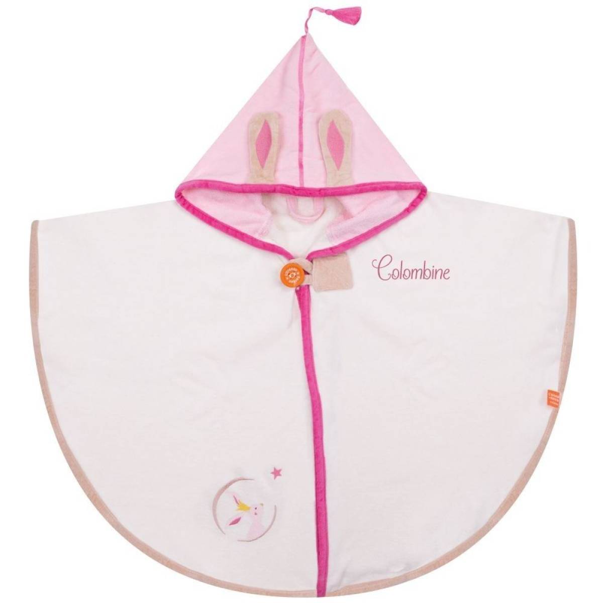 Cape de bain lapin écru(dupliqué)