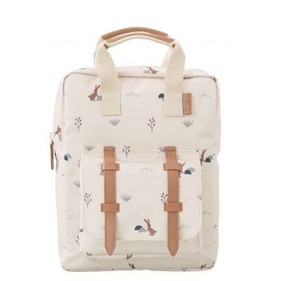 Sac à dos lapin beige