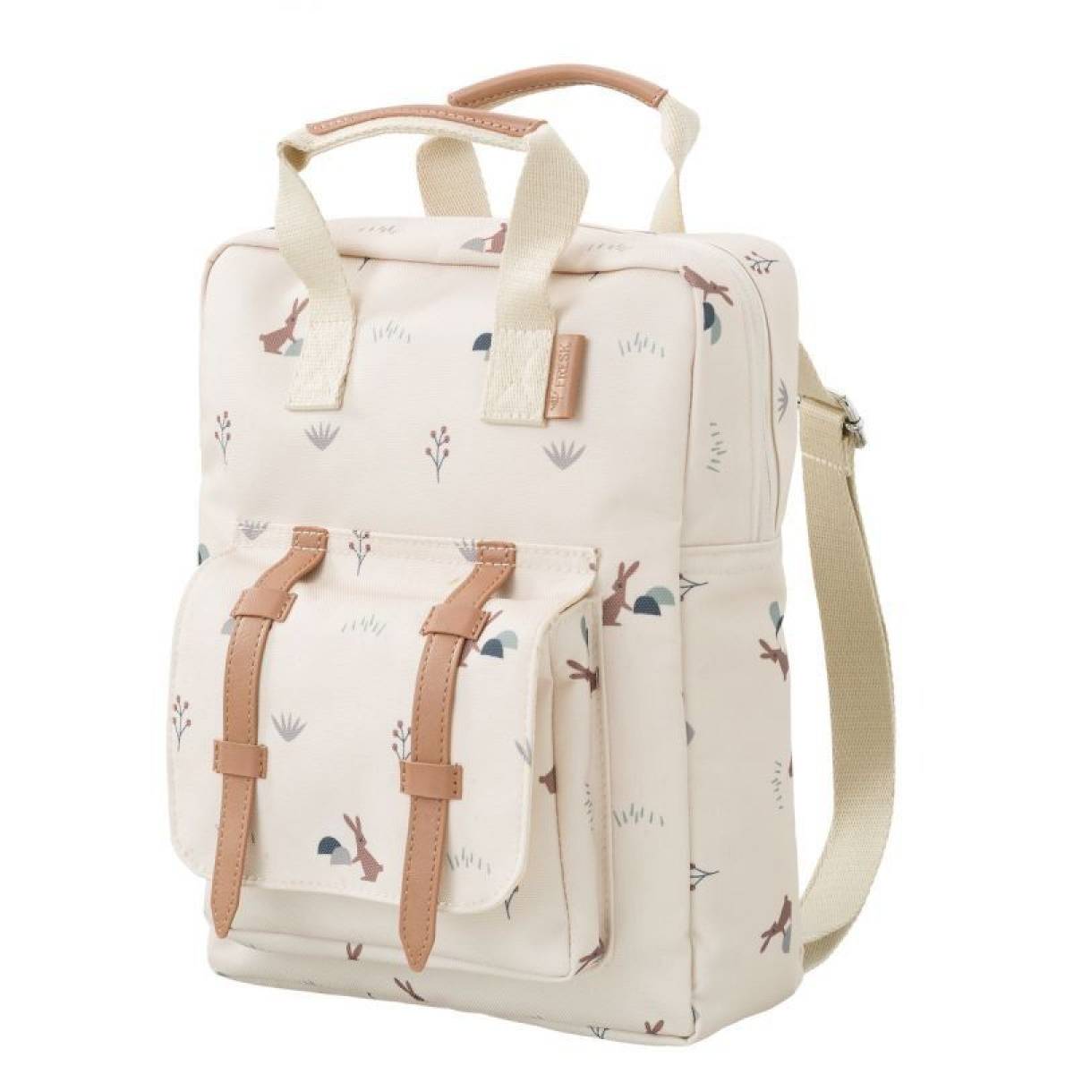 Sac à dos lapin beige