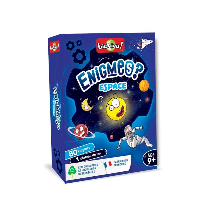 Jeu de cartes Enigmes Espace