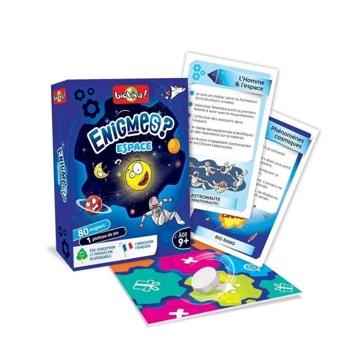 Jeu de cartes Enigmes Espace
