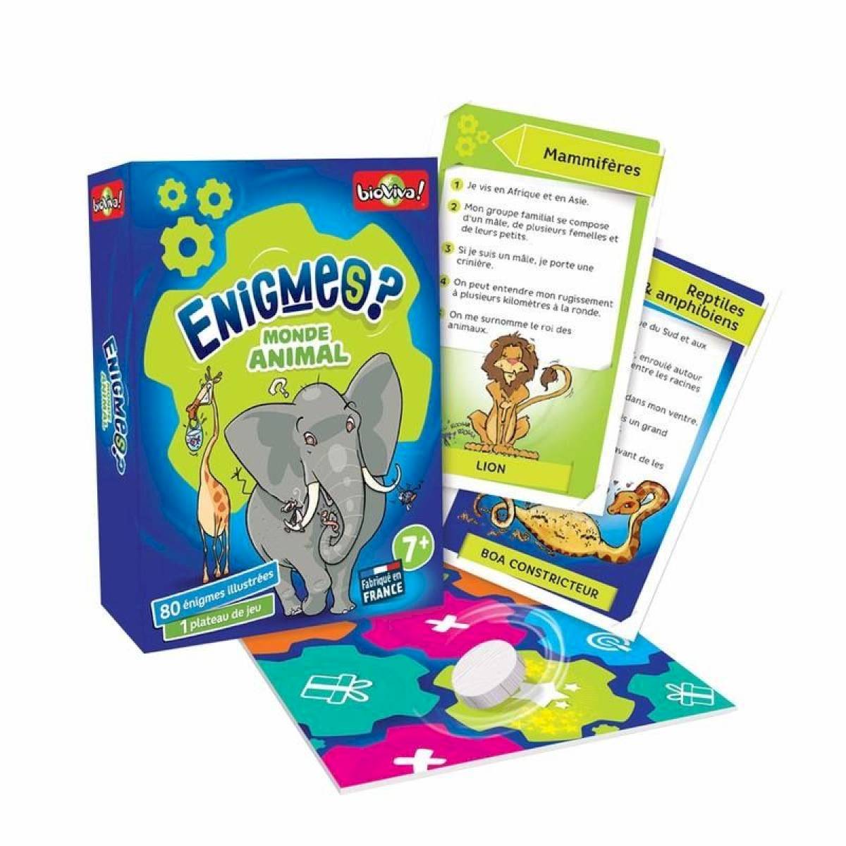 Jeu de cartes Enigmes Monde Animal