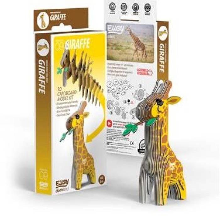 Maquette en carton 3D : Girafe