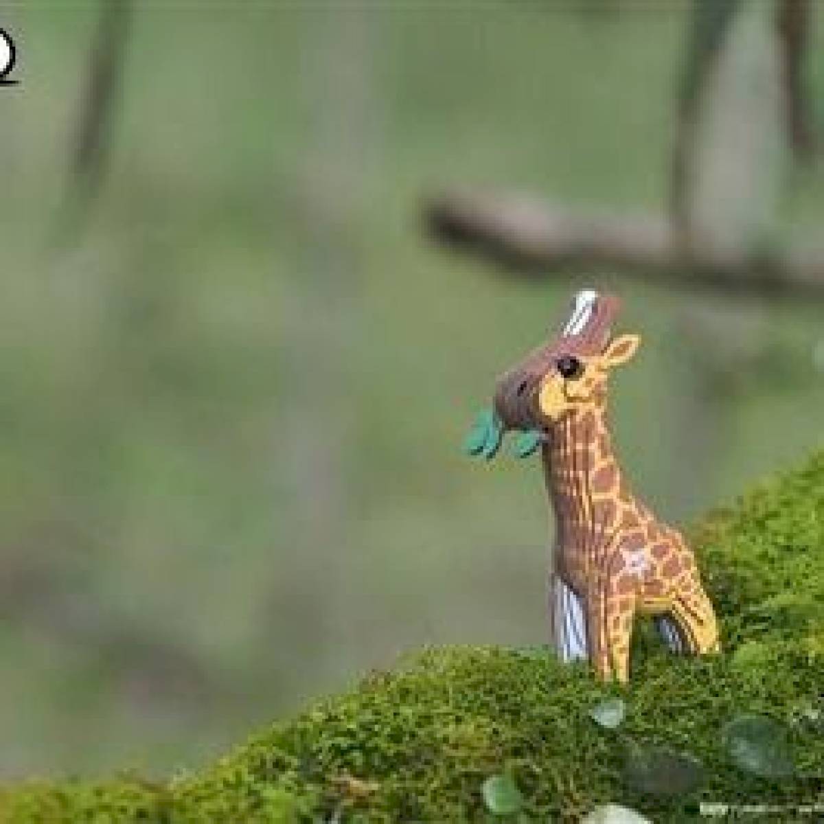 Maquette 3D : Girafe