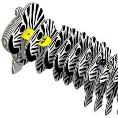 Maquette 3D : Zèbre