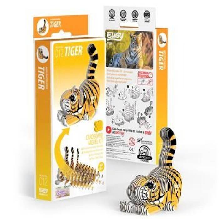 Maquette en carton 3D : Tigre