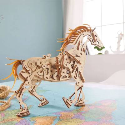 Maquette 3D - cheval mécanique
