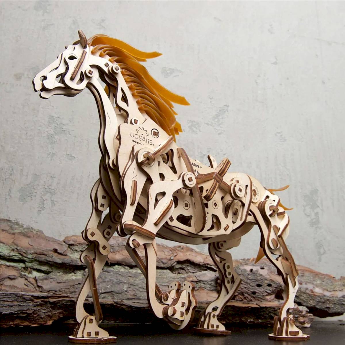 Maquette 3D - cheval mécanique