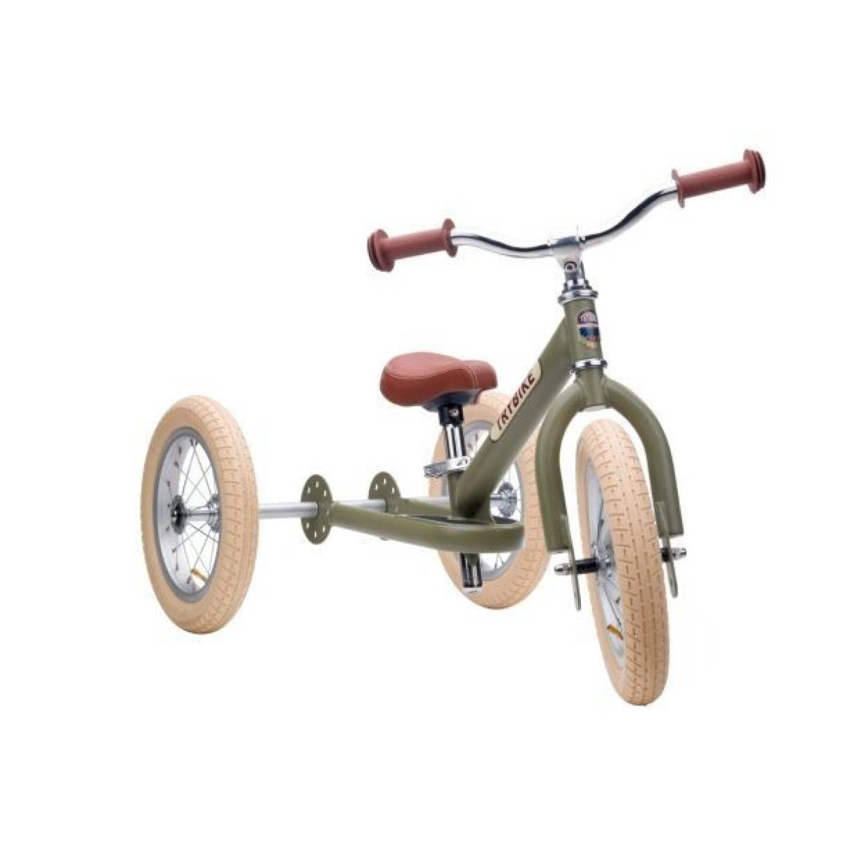 Trybike 2 en 1 vintage vert