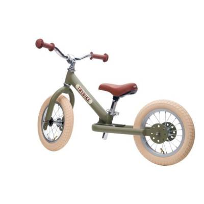 Trybike 2 en 1 vintage vert