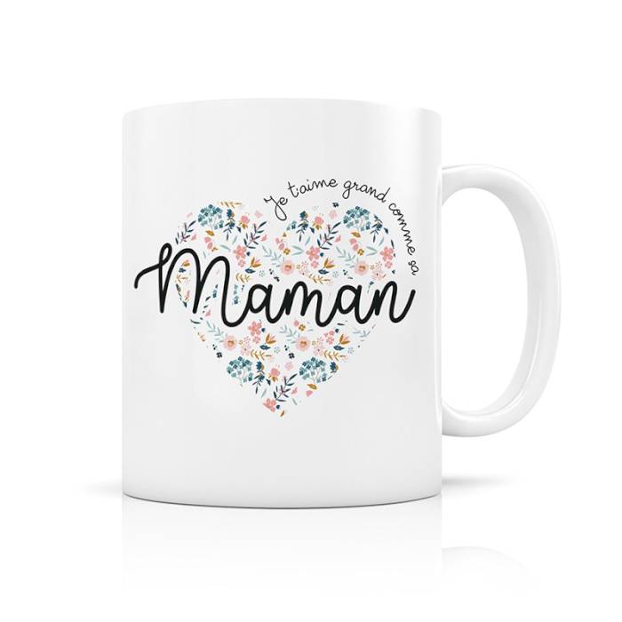 Mug Maman je t'aime grand comme ça - Label'tour