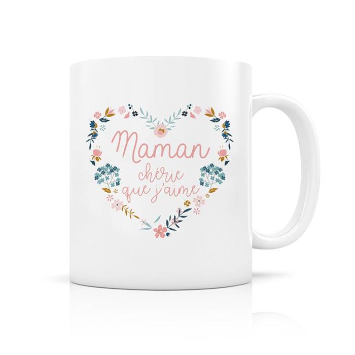Mug Maman chérie que j'aime - Label'tour