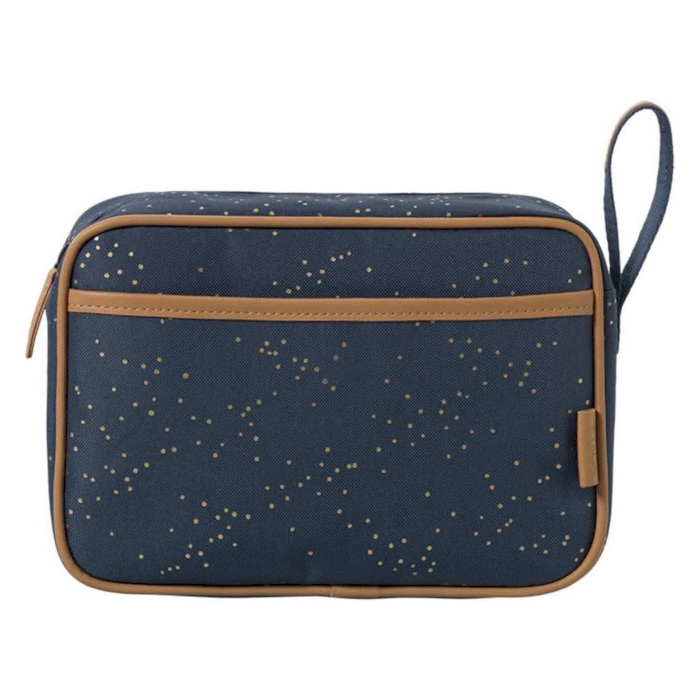 Grande trousse de toilette pois indigo - Fresk