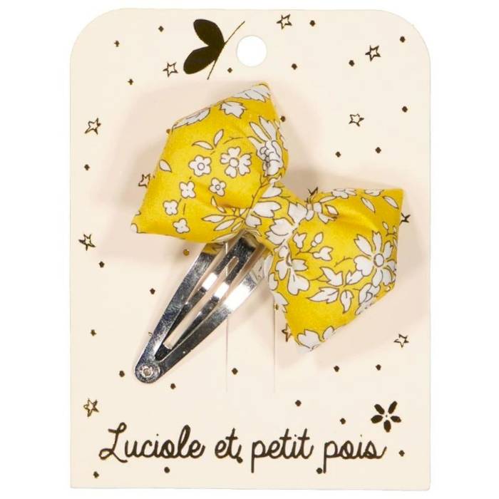 Barrette noeud papillon Liberty Safran