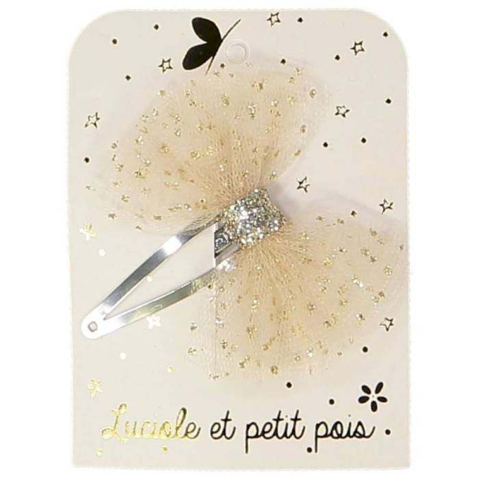 Barrette tutu doré