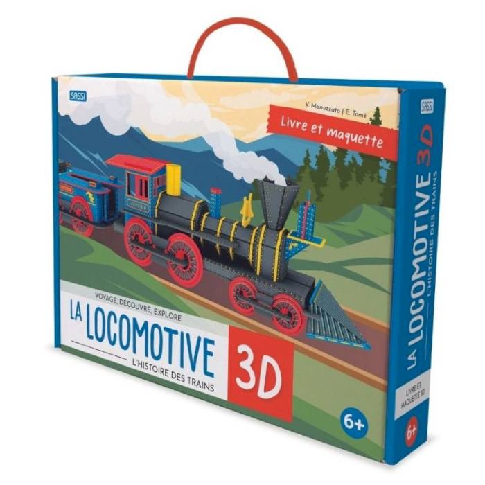 Livre et maquette Locomotive 3D