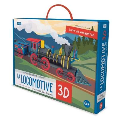 Livre et maquette Locomotive 3D