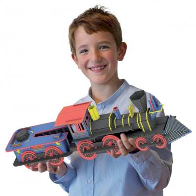 Livre et maquette Locomotive 3D