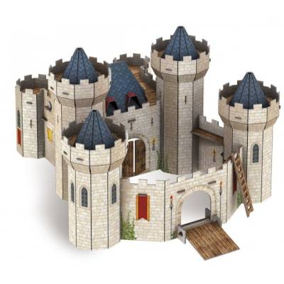 Livre et maquette Château fort 3D