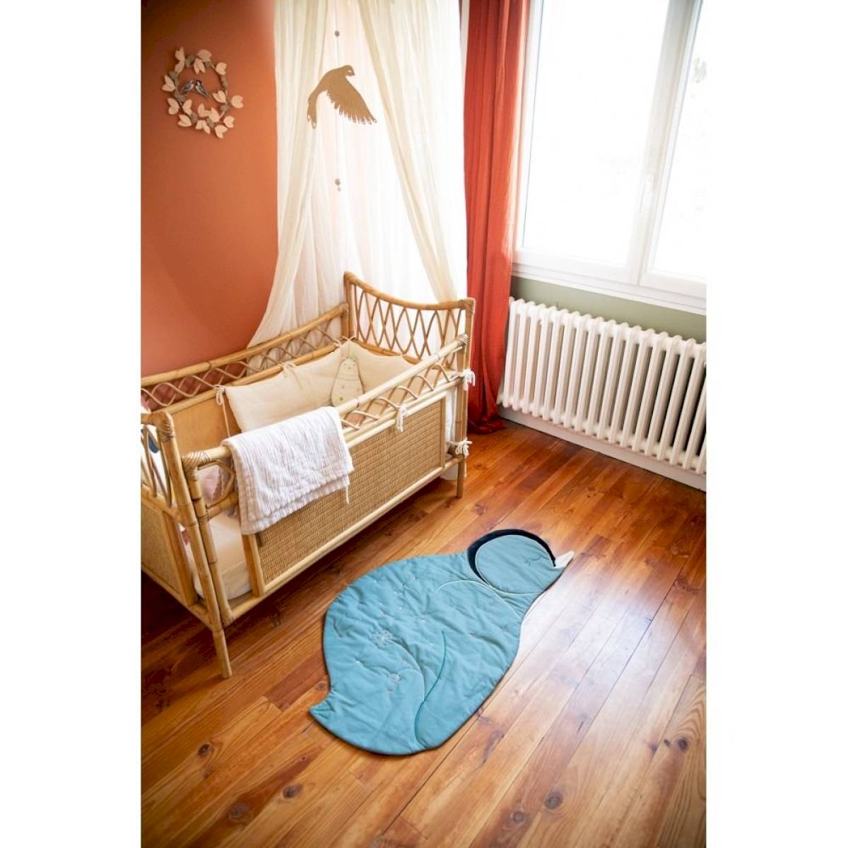 Tapis pingouin Bleu celadon