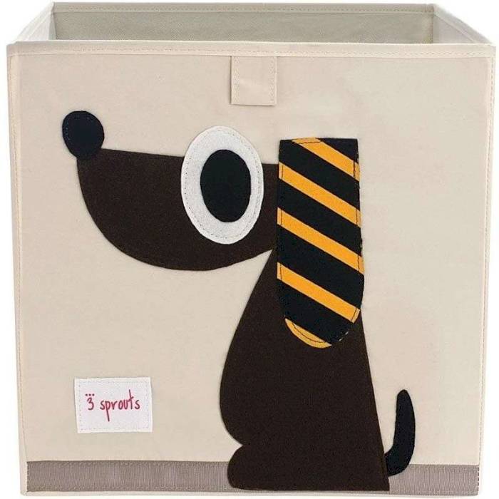 Cube de rangement pour jouets - Chien