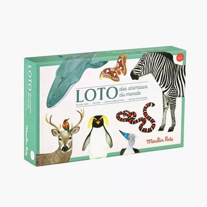 Loto des animaux - Tout autour du monde