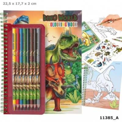 Livre de coloriage Dino World