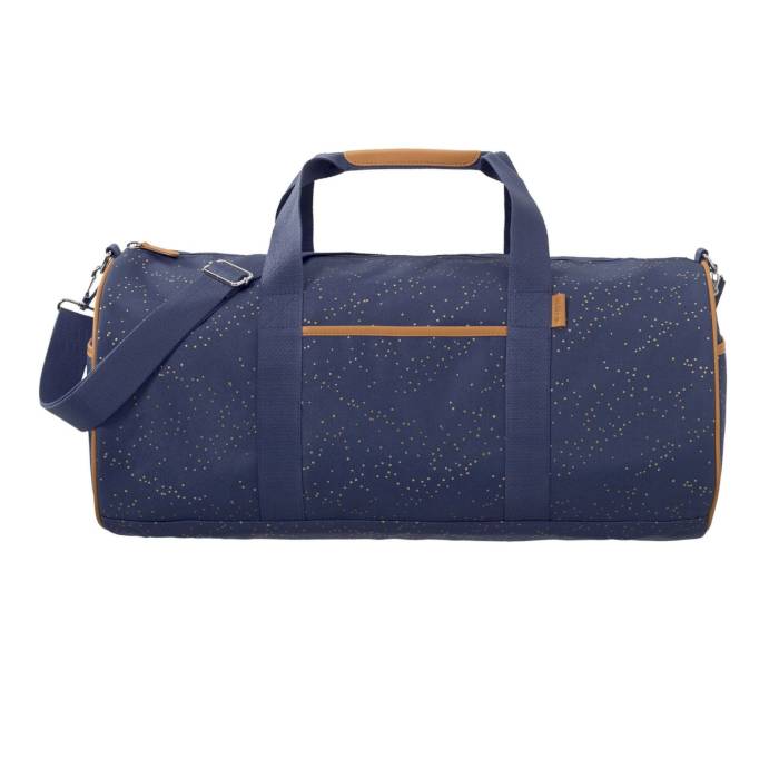 Grand sac week-end Pois indigo